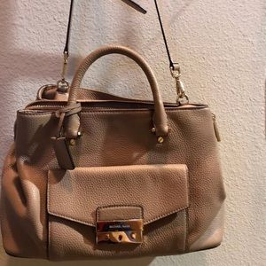 Michael Kors tan nude purse
